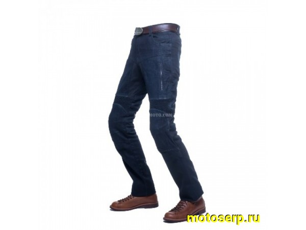 Купить  Штаны Мотоджинсы текстильные мотоциклетные HAWK MOTO темные р-р 34/50 (с растяжками на пояснице и коленях) (шт) (HAWK купить с доставкой по Москве и России, цена, технические характеристики, комплектация фото  - motoserp.ru