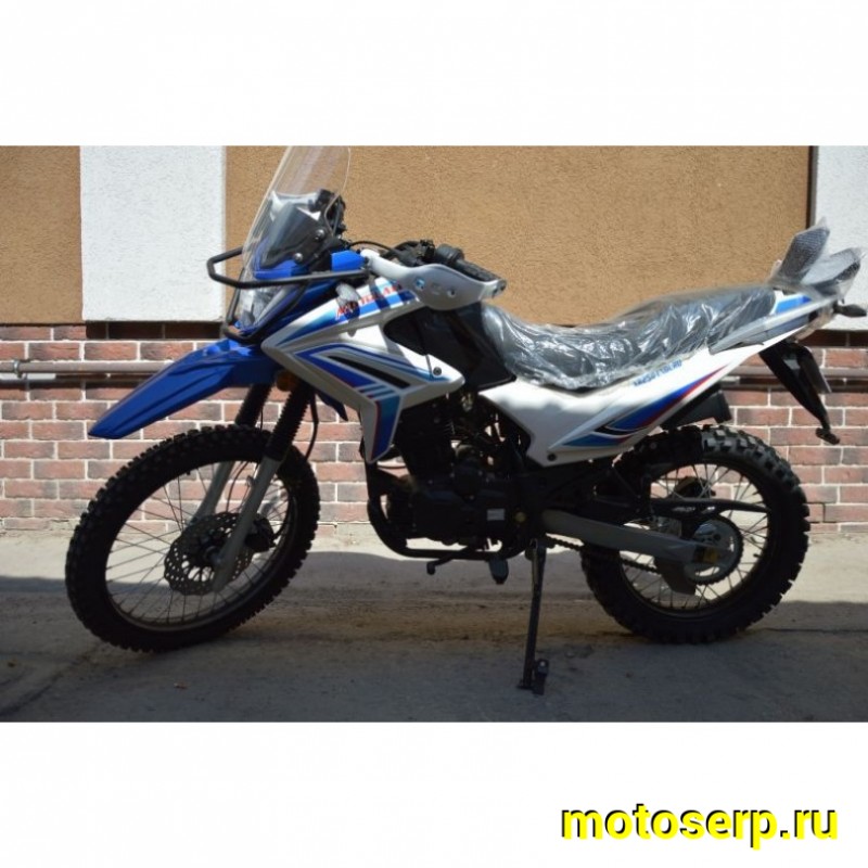 Купить  ====Мотоцикл внедорожный Motoland XR 250 ENDURO 165FMM (ЭПТС), 21/18, с ветровым щитком (Бер) (шт) БЕЛЫЙ (ML 14834 купить с доставкой по Москве и России, цена, технические характеристики, комплектация фото  - motoserp.ru