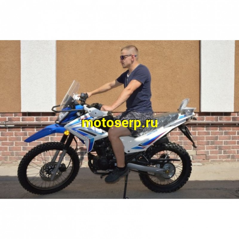 Купить  ====Мотоцикл внедорожный Motoland XR 250 ENDURO 165FMM (ЭПТС), 21/18, с ветровым щитком (Бер) (шт) БЕЛЫЙ (ML 14834 купить с доставкой по Москве и России, цена, технические характеристики, комплектация фото  - motoserp.ru