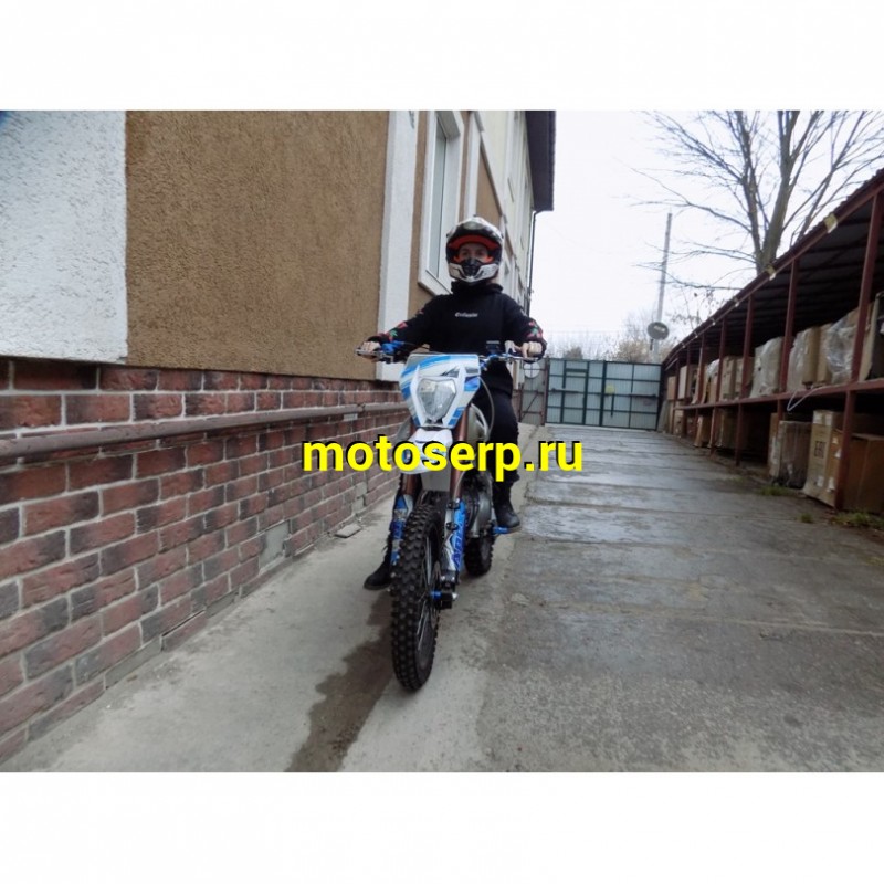 Купить  Питбайк Motoland APEX 125 Е (спортинв), 125сс, 17/14", Синий  (шт) (ML 15294 купить с доставкой по Москве и России, цена, технические характеристики, комплектация фото  - motoserp.ru