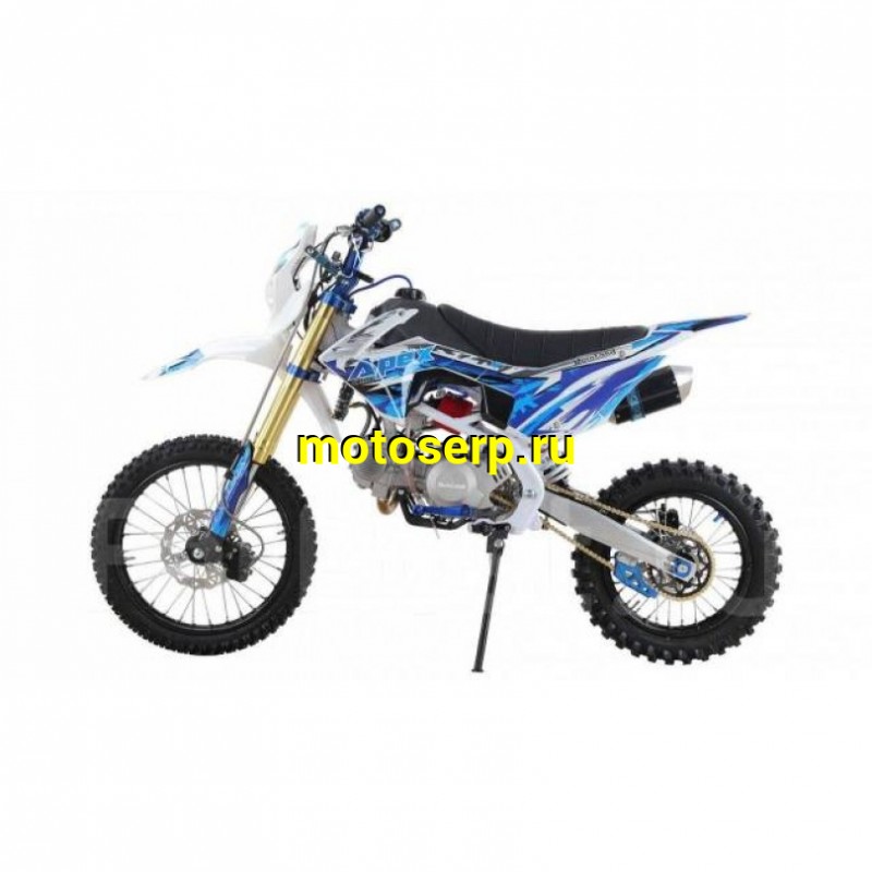 Купить  Питбайк Motoland APEX 125 Е (спортинв), 125сс, 17/14", Синий  (шт) (ML 15294 купить с доставкой по Москве и России, цена, технические характеристики, комплектация фото  - motoserp.ru