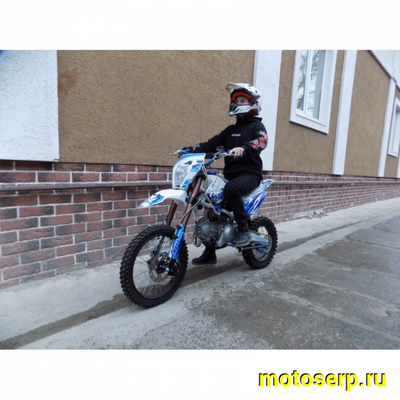 Купить  ====Питбайк Motoland APEX 125 Е (спортинв), 125сс, 17/14", Синий  (шт) (ML 15294 купить с доставкой по Москве и России, цена, технические характеристики, комплектация фото  - motoserp.ru