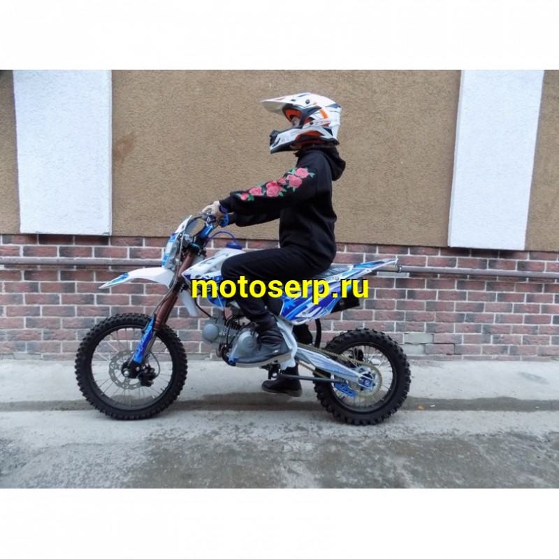 Купить  Питбайк Motoland APEX 125 Е (спортинв), 125сс, 17/14", Синий  (шт) (ML 15294 купить с доставкой по Москве и России, цена, технические характеристики, комплектация фото  - motoserp.ru