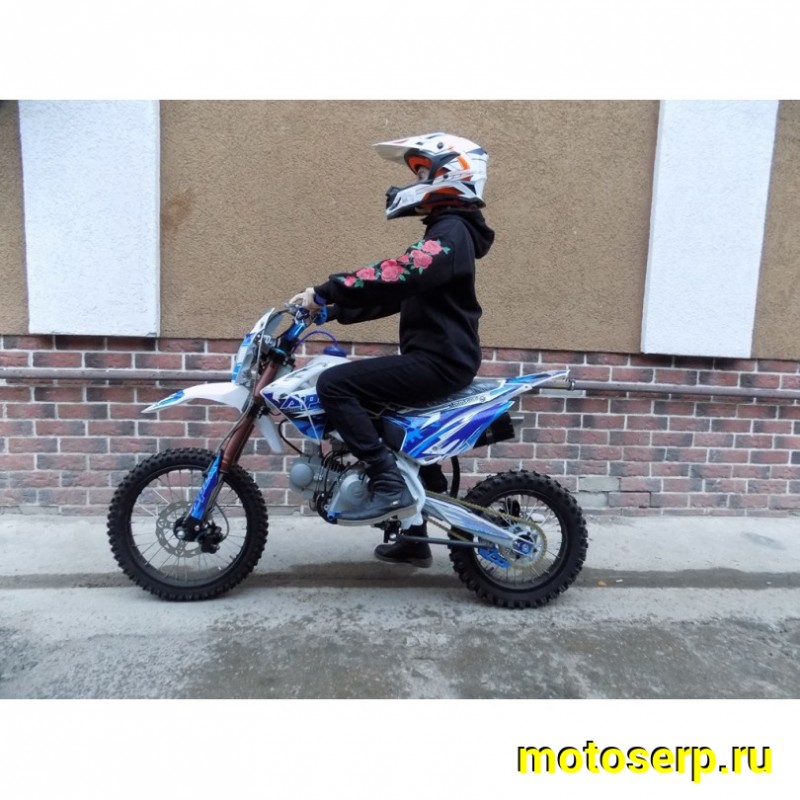 Купить  ====Питбайк Motoland APEX 125 Е (спортинв), 125сс, 17/14", Синий  (шт) (ML 15294 купить с доставкой по Москве и России, цена, технические характеристики, комплектация фото  - motoserp.ru