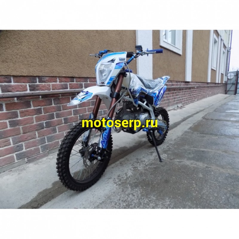 Купить  Питбайк Motoland APEX 125 Е (спортинв), 125сс, 17/14", Синий  (шт) (ML 15294 купить с доставкой по Москве и России, цена, технические характеристики, комплектация фото  - motoserp.ru