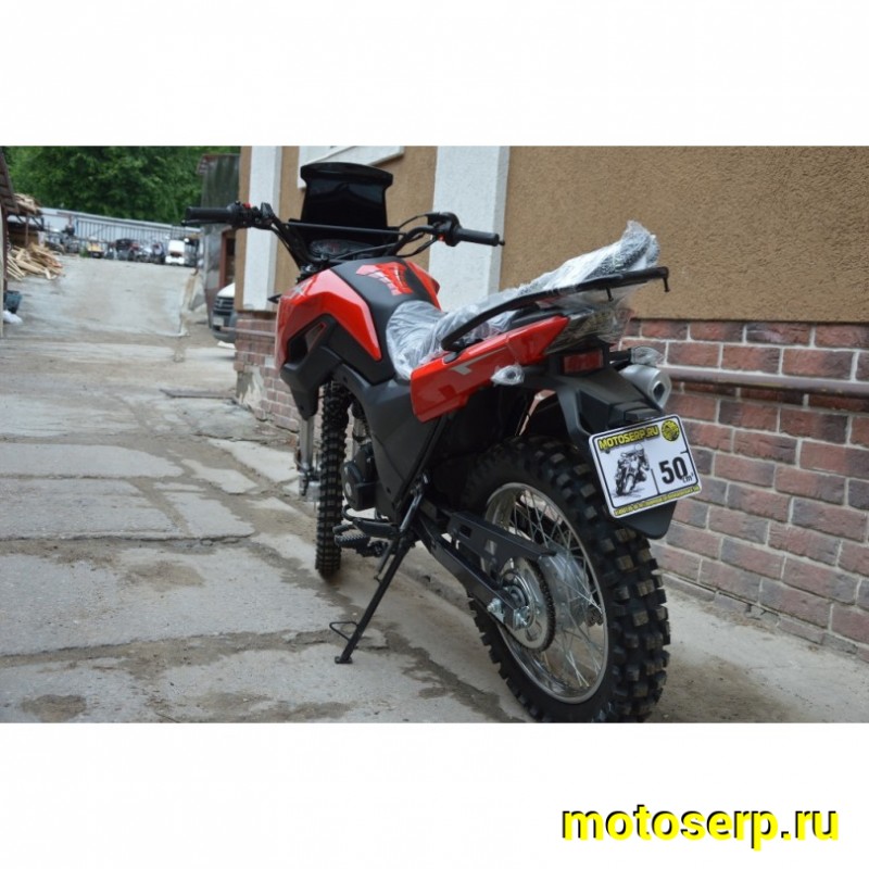 Купить  ====Мотоцикл внедорожный ММ FIREGUARD 200 Тур-эндуро (ЭПТС) 200cc, 5МКПП, возд. охл., балан. вал., карбюр., кол. 21/18 (шт) купить с доставкой по Москве и России, цена, технические характеристики, комплектация фото  - motoserp.ru