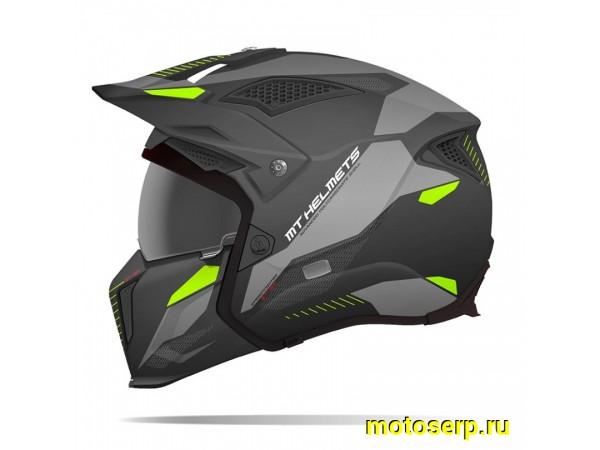 Купить  Шлем открытый байк MT TR902XSV STREETFIGHTER SV ST-19X B2 MATT GREY (XS) (шт) (0 купить с доставкой по Москве и России, цена, технические характеристики, комплектация фото  - motoserp.ru