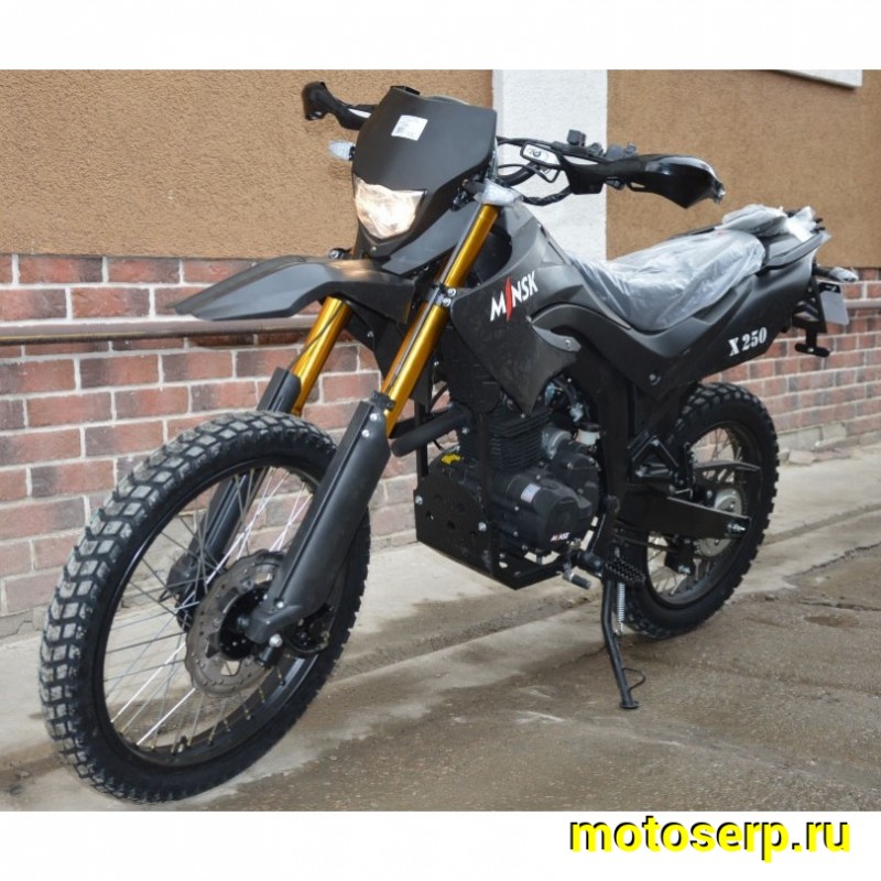 Купить  Мотоцикл внедорожный Minsk Х250 (Минск эндуро 250 )  оранжевый M1Х250 250сс, 4Т, 21/18, диск/бар, перевертыш (шт) (UM купить с доставкой по Москве и России, цена, технические характеристики, комплектация фото  - motoserp.ru