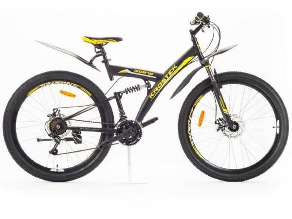 Купить  ====27.5" KROSTEK DEXTER 700 (Кростек Декстер 700) 27.5"; 21ск; рама-сталь; тормоз-Disk; двухподвес; вилка пружинно-эластомерная, 50 мм (шт) (МL купить с доставкой по Москве и России, цена, технические характеристики, комплектация фото  - motoserp.ru