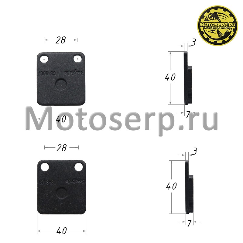 Купить  Колодки тормозные диск Honda DIO, TACT (пер) TTR125, BSE125 (зад), Kayo TOR, 400/800Hisun и др (пар) (SM 151-7487 купить с доставкой по Москве и России, цена, технические характеристики, комплектация фото  - motoserp.ru