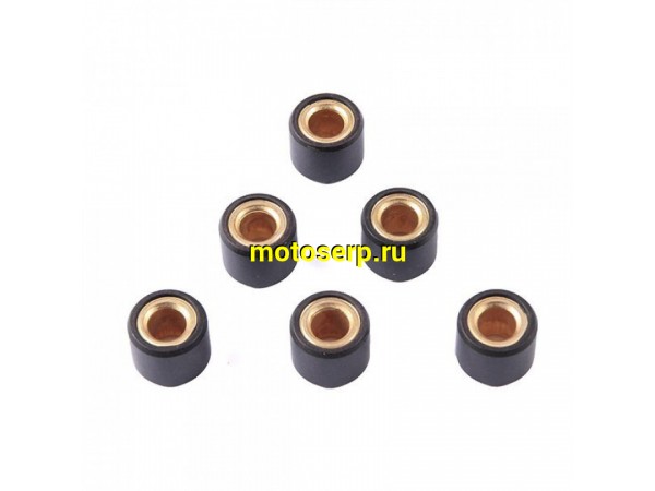 Купить  Грузики вариатора (ролики) R16*13  6,5 гр. 139QMB, Honda DIO, GY6-50 (ком.) (MM 23558 (ANKON 030146 купить с доставкой по Москве и России, цена, технические характеристики, комплектация фото  - motoserp.ru