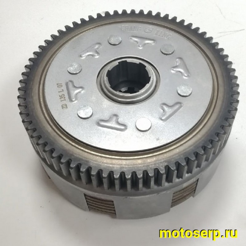 Купить  Сцепление (муфта, корзина, барабан сцепл) в сб. 160FMK (YX150/160); ZS155/160 KAYO-155/160 и др. (4 болта, 6 дисков, 67T) (шт) (Мир 36987 купить с доставкой по Москве и России, цена, технические характеристики, комплектация фото  - motoserp.ru