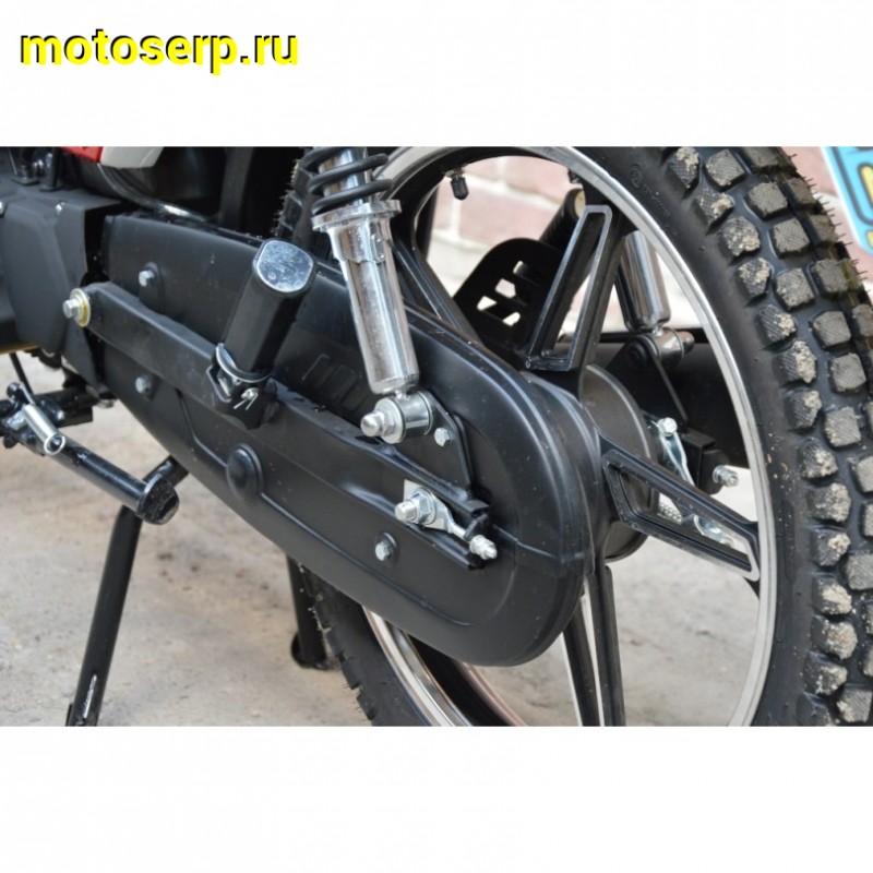 Купить  Мопед Motoland Альфа RX 11 красный (А) Альфа эр икс 50/110) 4Т; 50/110cc; колеса 17"; 4пер, эл. старт;  хром. тахом (шт) (ML 15329 купить с доставкой по Москве и России, цена, технические характеристики, комплектация фото  - motoserp.ru