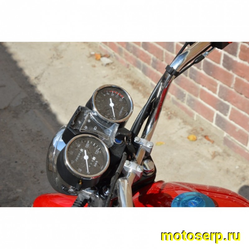 Купить  Мопед Motoland Альфа RX 11 красный (А) Альфа эр икс 50/110) 4Т; 50/110cc; колеса 17"; 4пер, эл. старт;  хром. тахом (шт) (ML 15329 купить с доставкой по Москве и России, цена, технические характеристики, комплектация фото  - motoserp.ru