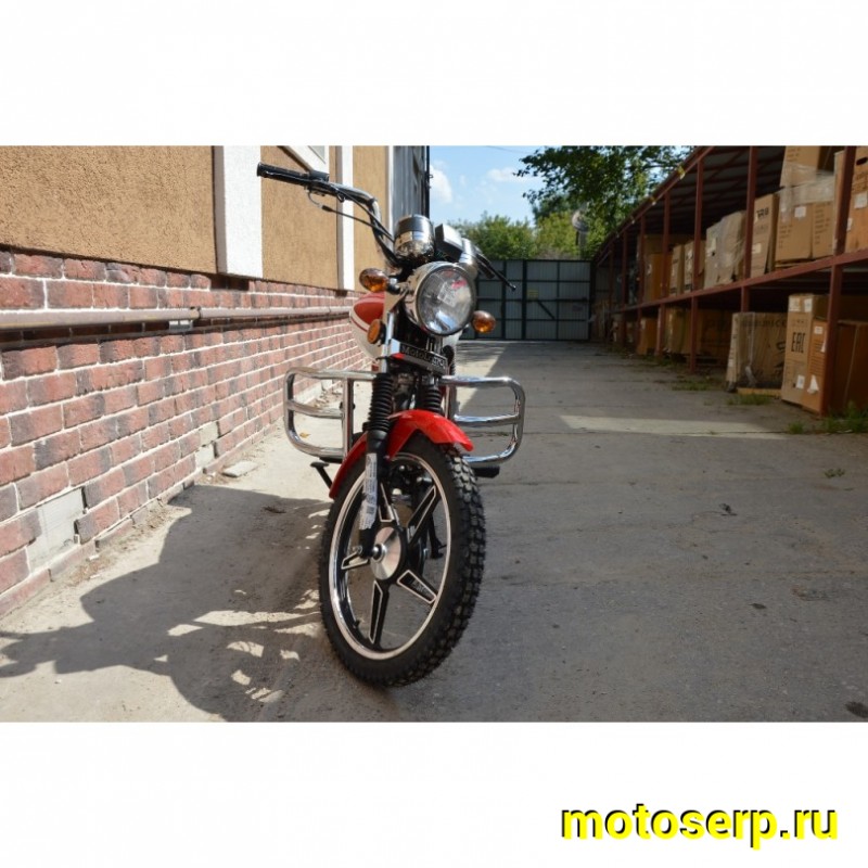 Купить  Мопед Motoland Альфа RX 11 красный (А) Альфа эр икс 50/110) 4Т; 50/110cc; колеса 17"; 4пер, эл. старт;  хром. тахом (шт) (ML 15329 купить с доставкой по Москве и России, цена, технические характеристики, комплектация фото  - motoserp.ru