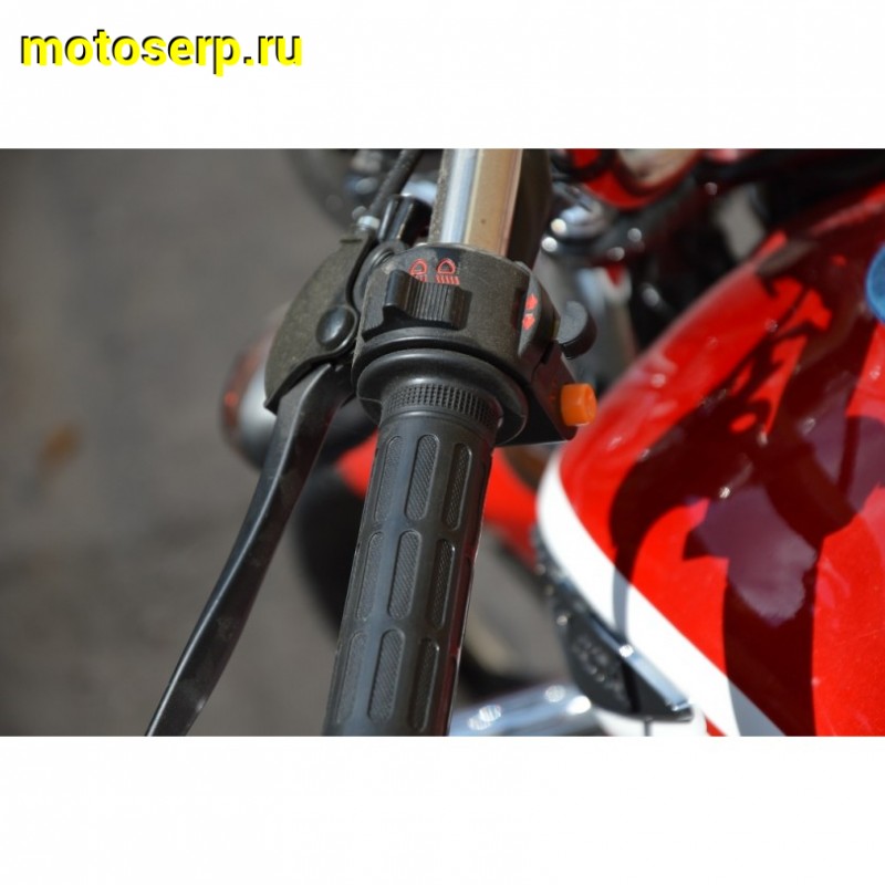 Купить  Мопед Motoland Альфа RX 11 красный (А) Альфа эр икс 50/110) 4Т; 50/110cc; колеса 17"; 4пер, эл. старт;  хром. тахом (шт) (ML 15329 купить с доставкой по Москве и России, цена, технические характеристики, комплектация фото  - motoserp.ru