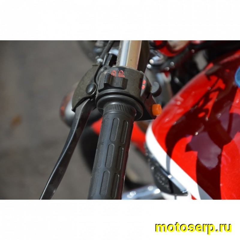 Купить  Мопед Motoland Альфа RX 11 красный (А) Альфа эр икс 50/110) 4Т; 50/110cc; колеса 17"; 4пер, эл. старт;  хром. тахом (шт) (ML 15329 купить с доставкой по Москве и России, цена, технические характеристики, комплектация фото  - motoserp.ru