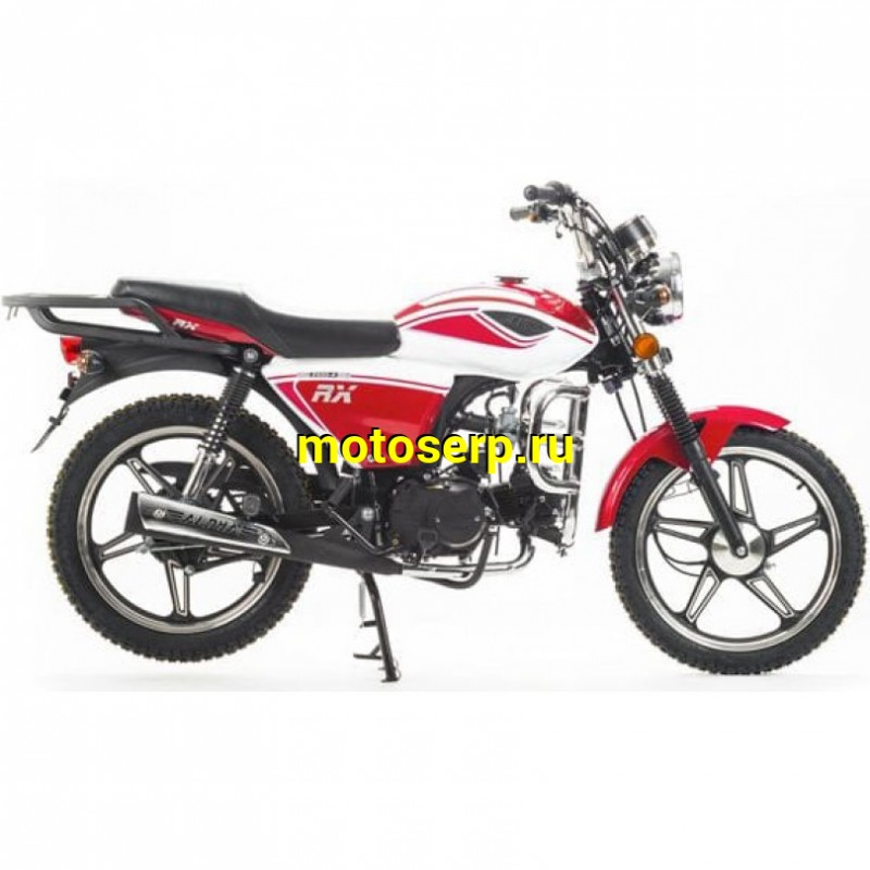 Купить  Мопед Motoland Альфа RX 11 красный (А) Альфа эр икс 50/110) 4Т; 50/110cc; колеса 17"; 4пер, эл. старт;  хром. тахом (шт) (ML 15329 купить с доставкой по Москве и России, цена, технические характеристики, комплектация фото  - motoserp.ru