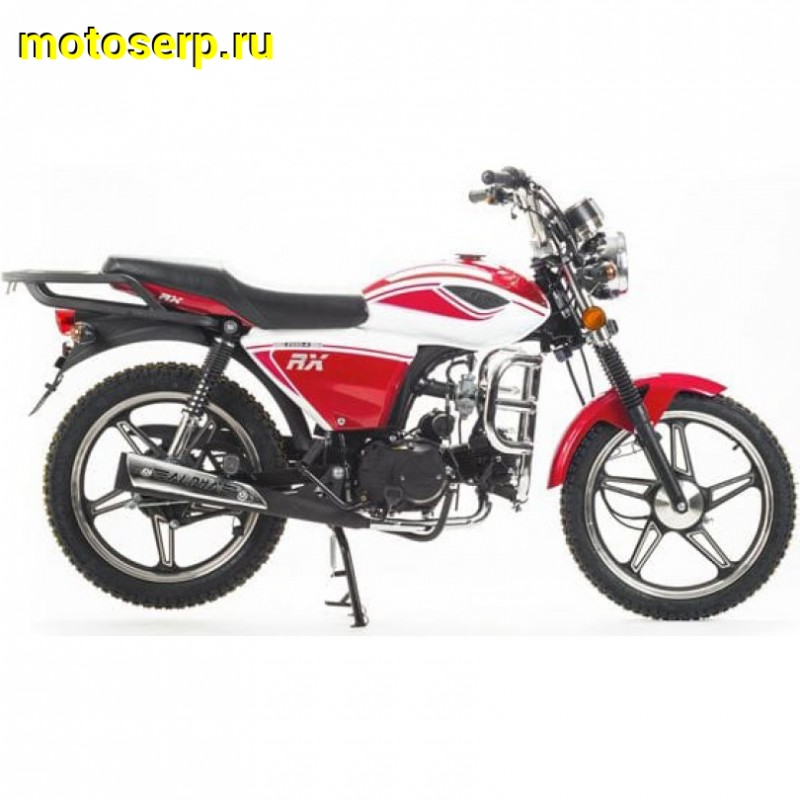 Купить  Мопед Motoland Альфа RX 11 красный (А) Альфа эр икс 50/110) 4Т; 50/110cc; колеса 17"; 4пер, эл. старт;  хром. тахом (шт) (ML 15329 купить с доставкой по Москве и России, цена, технические характеристики, комплектация фото  - motoserp.ru