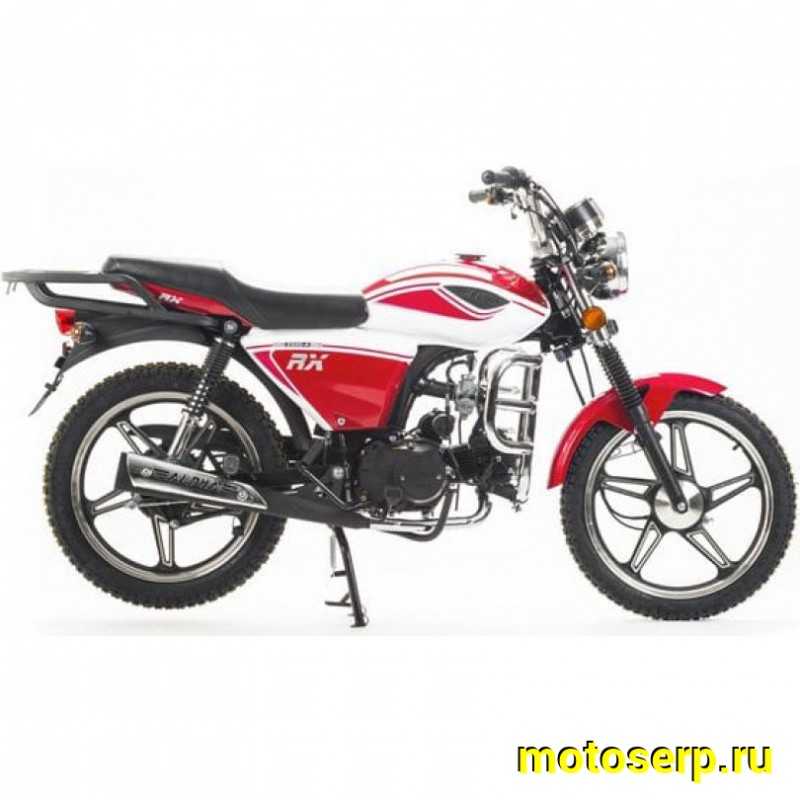 Купить  Мопед Motoland Альфа RX 11 красный (А) Альфа эр икс 50/110) 4Т; 50/110cc; колеса 17"; 4пер, эл. старт;  хром. тахом (шт) (ML 15329 купить с доставкой по Москве и России, цена, технические характеристики, комплектация фото  - motoserp.ru