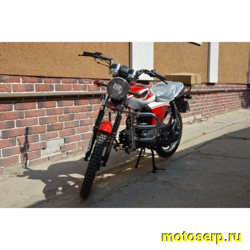 Купить  Мопед Motoland Альфа RX 11 красный (А) Альфа эр икс 50/110) 4Т; 50/110cc; колеса 17"; 4пер, эл. старт;  хром. тахом (шт) (ML 15329 купить с доставкой по Москве и России, цена, технические характеристики, комплектация фото  - motoserp.ru