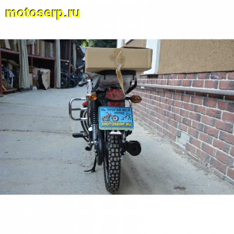 Купить  Мопед Motoland Альфа RX 11 красный (А) Альфа эр икс 50/110) 4Т; 50/110cc; колеса 17"; 4пер, эл. старт;  хром. тахом (шт) (ML 15329 купить с доставкой по Москве и России, цена, технические характеристики, комплектация фото  - motoserp.ru