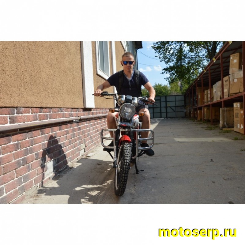 Купить  Мопед Motoland Альфа RX 11 красный (А) Альфа эр икс 50/110) 4Т; 50/110cc; колеса 17"; 4пер, эл. старт;  хром. тахом (шт) (ML 15329 купить с доставкой по Москве и России, цена, технические характеристики, комплектация фото  - motoserp.ru