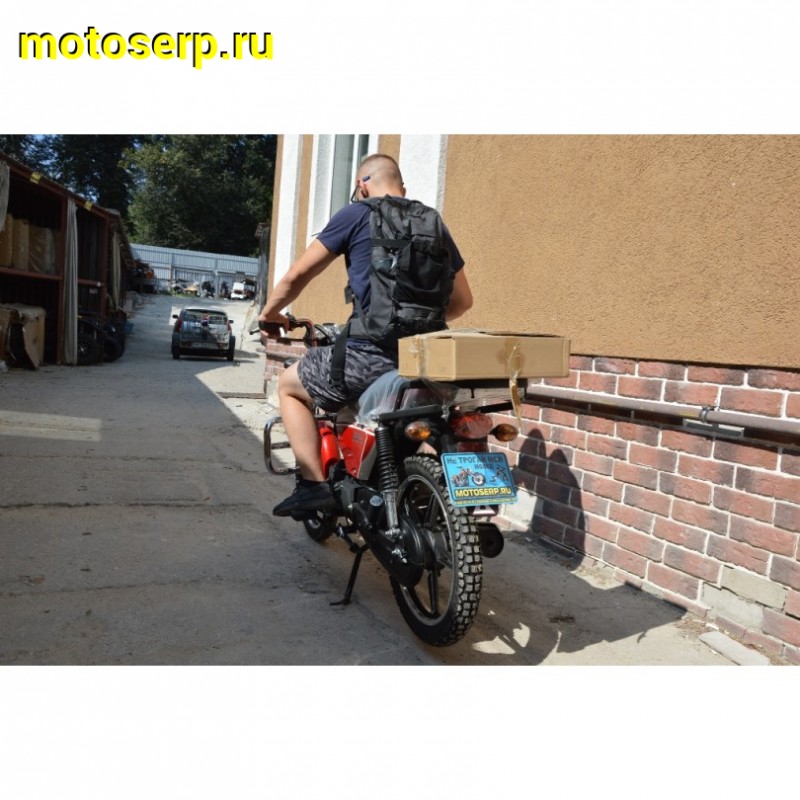 Купить  Мопед Motoland Альфа RX 11 красный (А) Альфа эр икс 50/110) 4Т; 50/110cc; колеса 17"; 4пер, эл. старт;  хром. тахом (шт) (ML 15329 купить с доставкой по Москве и России, цена, технические характеристики, комплектация фото  - motoserp.ru