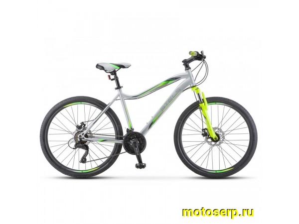 Купить  ====26" STELS MISS-5000 D (Стелс Мисс-5000) 26"; 21ск; рама-сталь; тормоз-гидр.Disk; дв.обод; передн аморт (шт) купить с доставкой по Москве и России, цена, технические характеристики, комплектация фото  - motoserp.ru