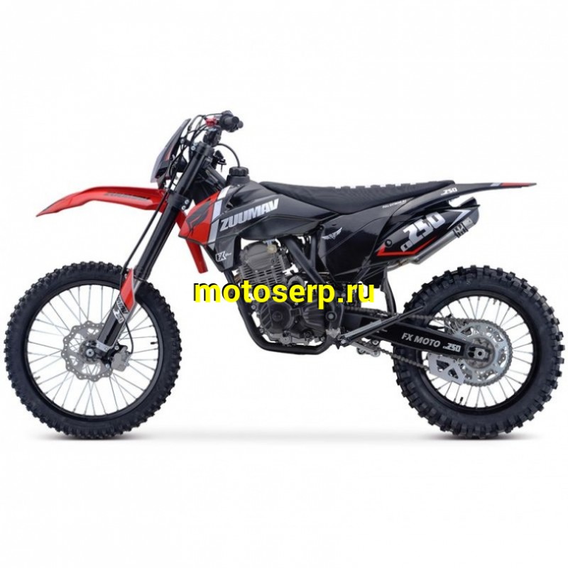Купить  ====Мотоцикл Кросс/Эндуро ZUUMAV FX 250 (CR250 CB) (спортинв),  21/18, 4Т, 250cc, ZS172FMM ,возд. охл. (шт) (ZUUMAV купить с доставкой по Москве и России, цена, технические характеристики, комплектация фото  - motoserp.ru