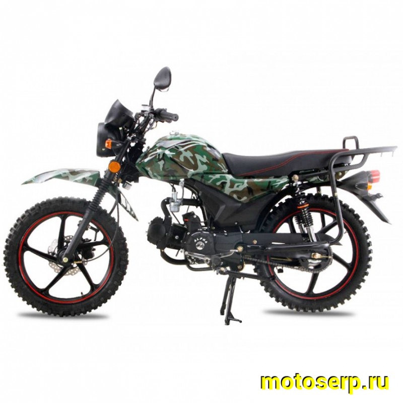 Купить  Мопед Rockot Alpha Offroad M-12 (Альфа ОффРоад) + ЦПГ Камуфляж  125сс, 4Т,возд. охл.,17"/17" диск./бараб. (шт) 01250 (Rockot купить с доставкой по Москве и России, цена, технические характеристики, комплектация фото  - motoserp.ru