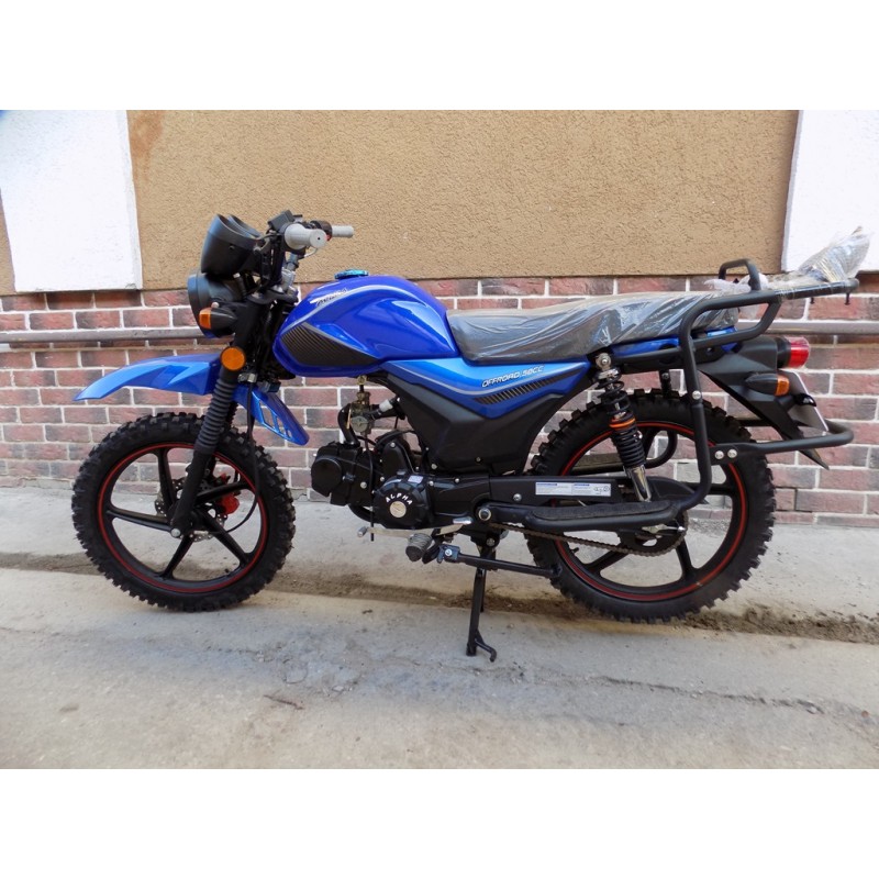 Купить  Мопед Rockot Alpha Offroad M-12 (Альфа ОффРоад) + ЦПГ Камуфляж  125сс, 4Т,возд. охл.,17"/17" диск./бараб. (шт) 01250 (Rockot купить с доставкой по Москве и России, цена, технические характеристики, комплектация фото  - motoserp.ru
