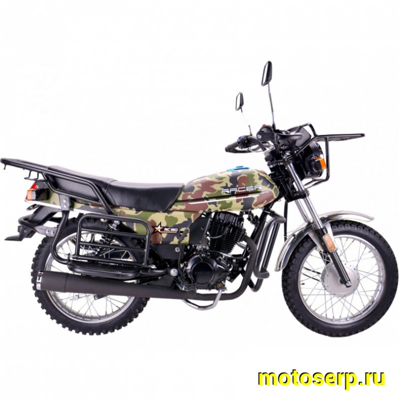 Купить  Мотоцикл RACER Tourist 150 (Рейсер Турист) RC150-23А 150cc, 4тактн; 18"; 5 пер, эл.стартер (шт) купить с доставкой по Москве и России, цена, технические характеристики, комплектация фото  - motoserp.ru