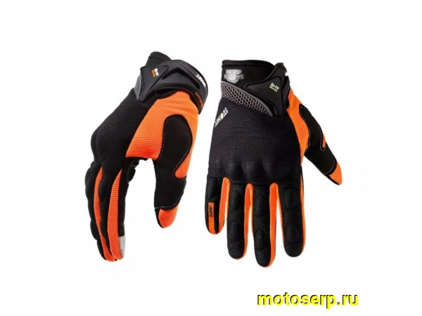 Купить  Перчатки  SUOMY Black/Orange р-р L (пар) (0 купить с доставкой по Москве и России, цена, технические характеристики, комплектация фото  - motoserp.ru
