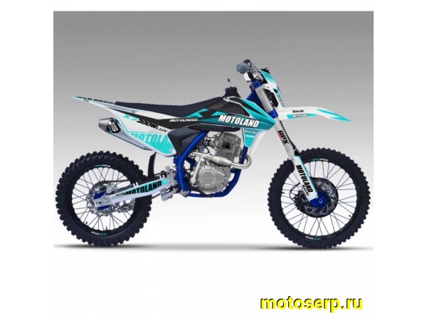 Купить  Мотоцикл Кросс/Эндуро Motoland X3 300W LUX (174MN-3) синий (спортинв), 21/18,  300сс, жидк.охл  (шт) (ML 15641 (0 купить с доставкой по Москве и России, цена, технические характеристики, комплектация фото  - motoserp.ru