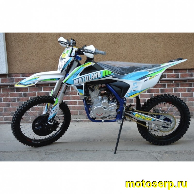 Купить  Мотоцикл Кросс/Эндуро Motoland X3 300W PRO (спортинв), 21/18, 174MN-3, 300сс, жидк.охл,  зеленый (2021)  (шт) (ML 15640 купить с доставкой по Москве и России, цена, технические характеристики, комплектация фото  - motoserp.ru