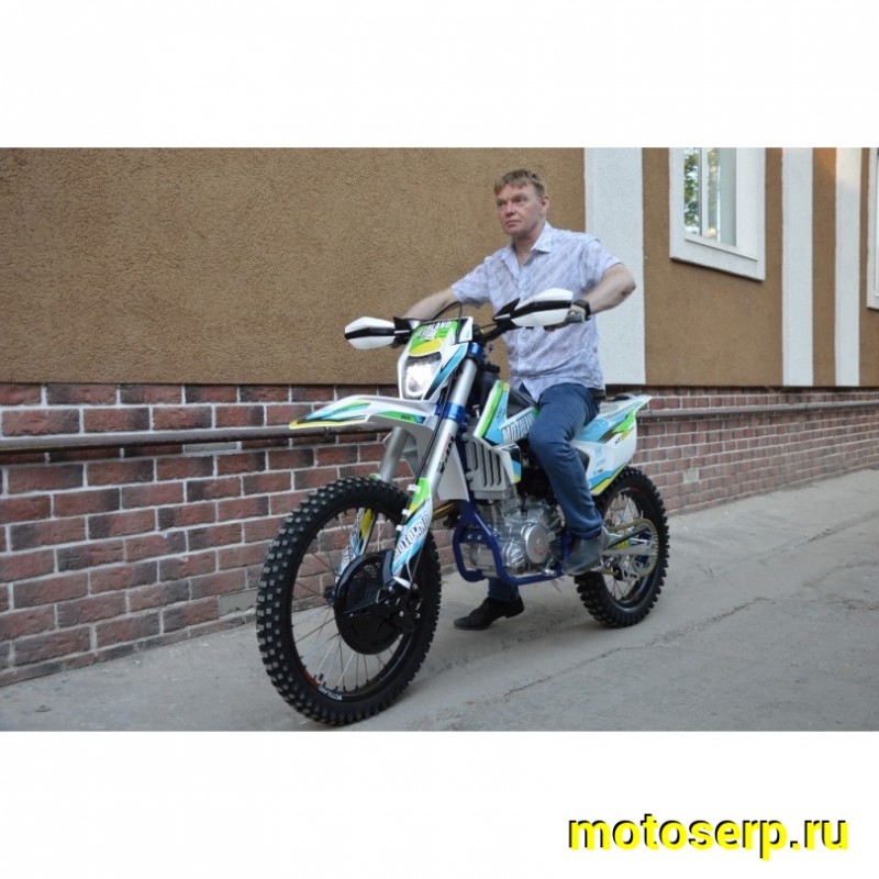 Купить  Мотоцикл Кросс/Эндуро Motoland X3 300W PRO (спортинв), 21/18, 174MN-3, 300сс, жидк.охл,  зеленый (2021)  (шт) (ML 15640 купить с доставкой по Москве и России, цена, технические характеристики, комплектация фото  - motoserp.ru