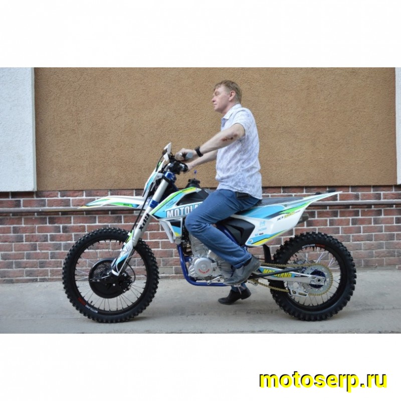 Купить  Мотоцикл Кросс/Эндуро Motoland X3 300W PRO (спортинв), 21/18, 174MN-3, 300сс, жидк.охл,  зеленый (2021)  (шт) (ML 15640 купить с доставкой по Москве и России, цена, технические характеристики, комплектация фото  - motoserp.ru
