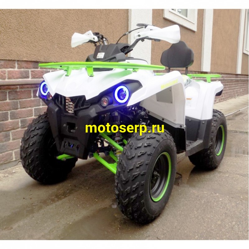 Купить  200cc Квадроцикл Motoland SHARK 200 200сс лебедка, ангельские глазки, линзы, спинка, рычаг перек. на баке и пр. (Mikilon) (шт) (ML 17336 купить с доставкой по Москве и России, цена, технические характеристики, комплектация фото  - motoserp.ru