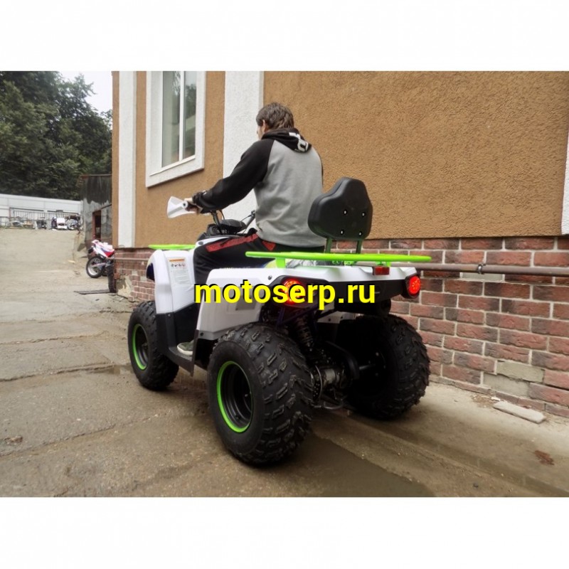 Купить  200cc Квадроцикл Motoland SHARK 200 200сс лебедка, ангельские глазки, линзы, спинка, рычаг перек. на баке и пр. (Mikilon) (шт) (ML 17336 купить с доставкой по Москве и России, цена, технические характеристики, комплектация фото  - motoserp.ru