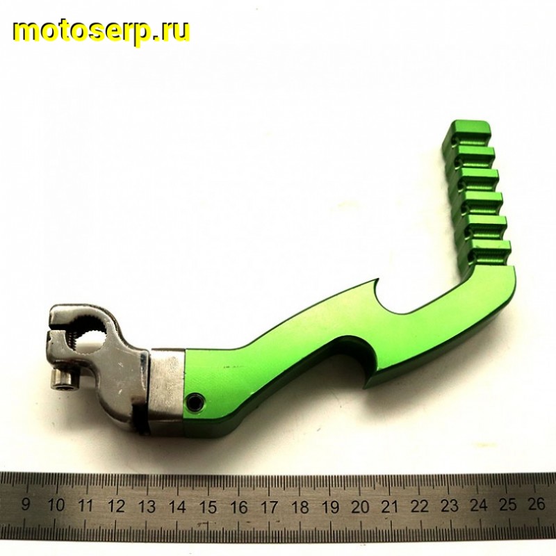 Купить  Рычаг кикстартера (ножка заводная) питбайк нержавеющая сталь (зеленый)  (шт) (MOTO-SKUTER 9046 купить с доставкой по Москве и России, цена, технические характеристики, комплектация фото  - motoserp.ru