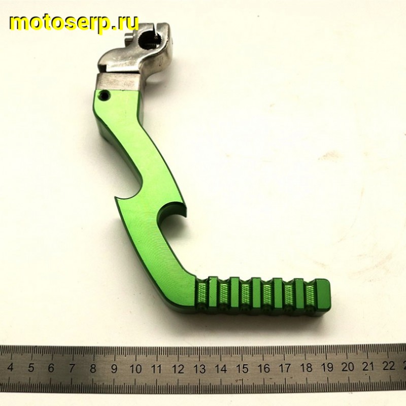 Купить  Рычаг кикстартера (ножка заводная) питбайк нержавеющая сталь (зеленый)  (шт) (MOTO-SKUTER 9046 купить с доставкой по Москве и России, цена, технические характеристики, комплектация фото  - motoserp.ru