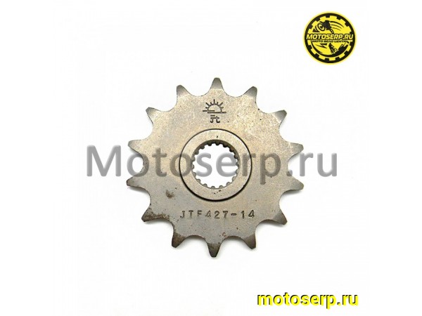 Купить  Звезда ведущая JTF427.14 JP (шт)  купить с доставкой по Москве и России, цена, технические характеристики, комплектация фото  - motoserp.ru