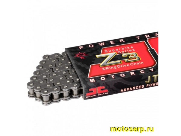 Купить  Цепь приводная (530x114) JTC 530Z3 Gold & Silver X-ring 114 JTC530Z3GS114RL (шт) JP купить с доставкой по Москве и России, цена, технические характеристики, комплектация фото  - motoserp.ru
