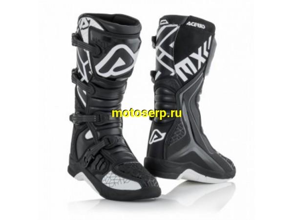 Купить  Мотоботы кросс. ACERBIS X-TEAM Black/White (защ. голени), р-р 41" (NQ) (пар) (Progasi 0022999.315.041 купить с доставкой по Москве и России, цена, технические характеристики, комплектация фото  - motoserp.ru