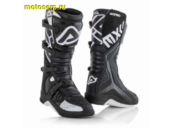 Купить  Мотоботы кросс. ACERBIS X-TEAM Black/White (защ. голени), р-р 41" (NQ) (пар) (Progasi 0022999.315.041 купить с доставкой по Москве и России, цена, технические характеристики, комплектация фото  - motoserp.ru