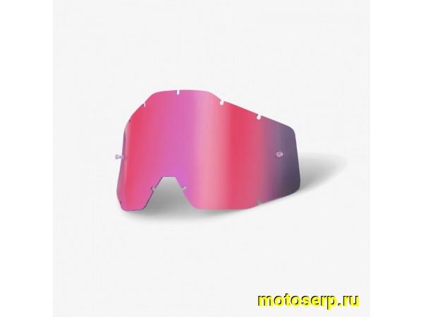 Купить  Стекло для очков сменное (линза) 100% Racecraft/Accuri/Strata Anti-Fog Mirror Pink/Smoke (51002-016-02) (шт) (Fox Н53768 купить с доставкой по Москве и России, цена, технические характеристики, комплектация фото  - motoserp.ru