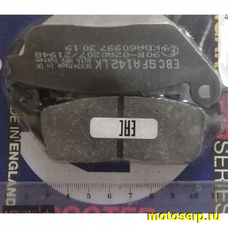 Купить  Тормозные колодки SFA142 EBC JP (компл)  купить с доставкой по Москве и России, цена, технические характеристики, комплектация фото  - motoserp.ru