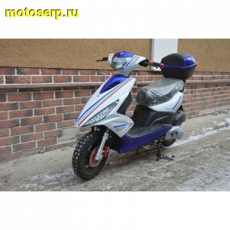 Купить  Скутер VMC CORSA (Кофр) (Венто Корса) 50 cc; с КОФРОМ, 1,5 местный, 4Т, возд. охлажд., диск/барабан, кол. 10"/10"(шт) 01500 (Vento купить с доставкой по Москве и России, цена, технические характеристики, комплектация фото  - motoserp.ru