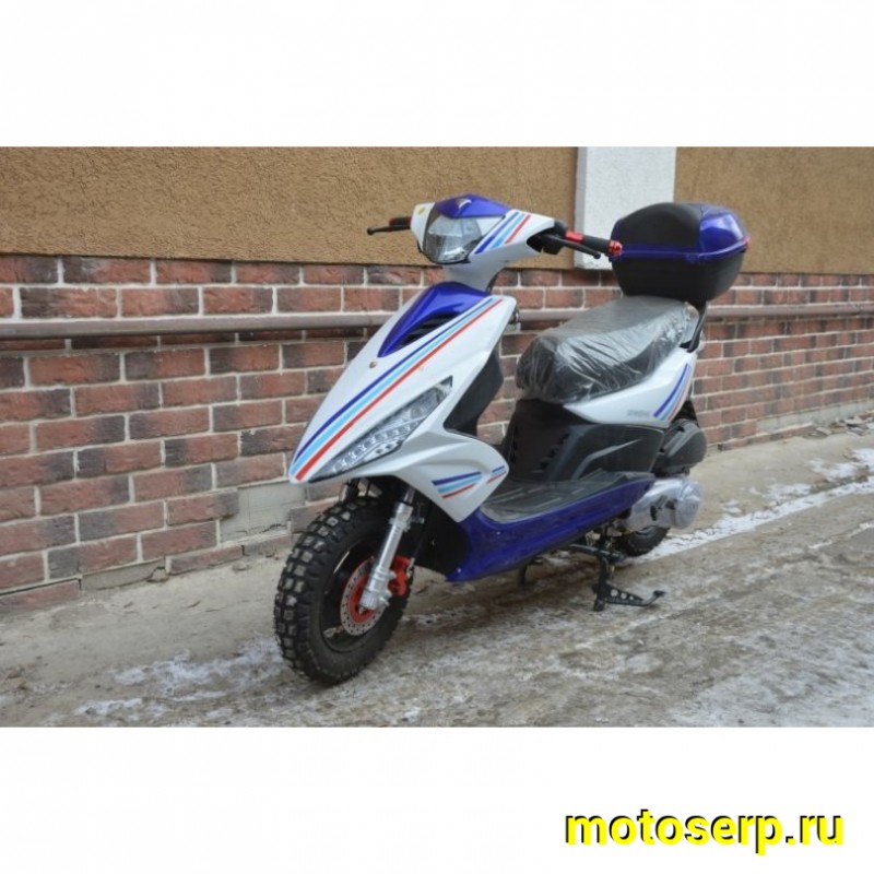 Купить  Скутер VMC CORSA (Кофр) (Венто Корса) 50 cc; с КОФРОМ, 1,5 местный, 4Т, возд. охлажд., диск/барабан, кол. 10"/10"(шт) 01500 (Vento купить с доставкой по Москве и России, цена, технические характеристики, комплектация фото  - motoserp.ru
